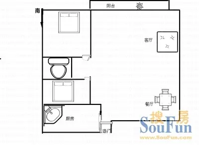 雍景台商住楼户型图