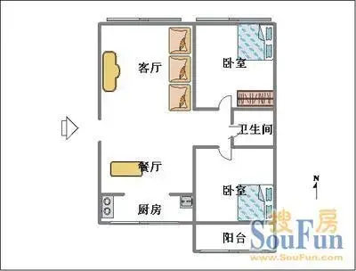 康乐公寓户型图