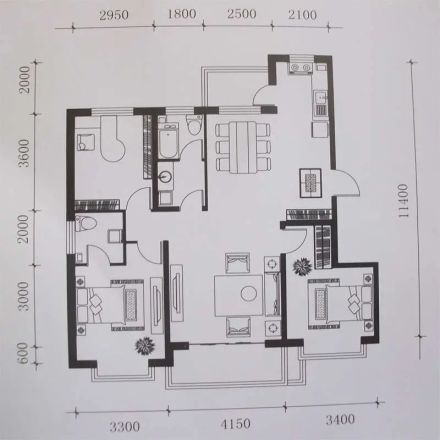 兰德华府户型图