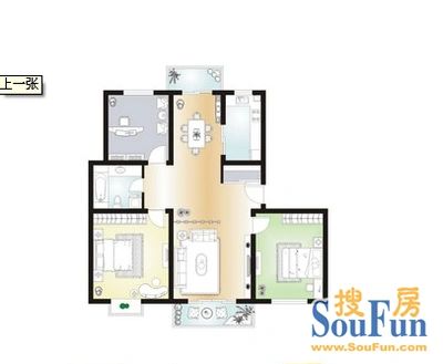 贝蒙特大厦商住楼户型图