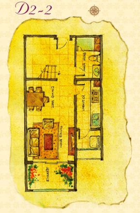 首邑溪谷商住楼户型图