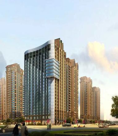 丽浩福仕汇商住楼实景图
