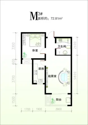 珍集嘉苑户型图