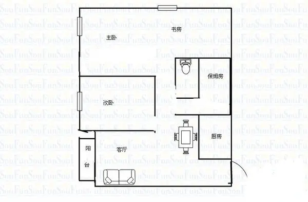 长沙电信分公司308大院宿舍户型图