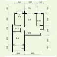 1号楼1单元（3-22层）04户型图