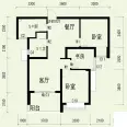 3号楼2单元（3-15层）02户型图