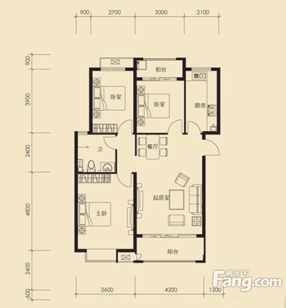 泗洪京公馆户型图图片