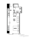 A-D栋公寓标准层I户型