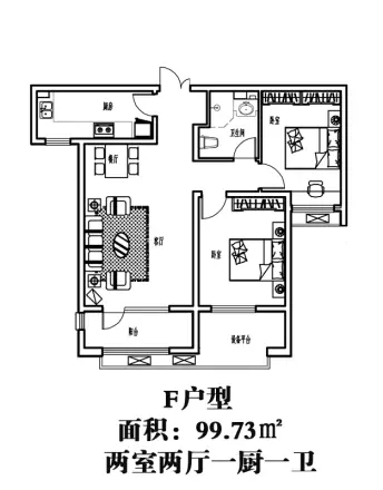 雍雅锦江户型图