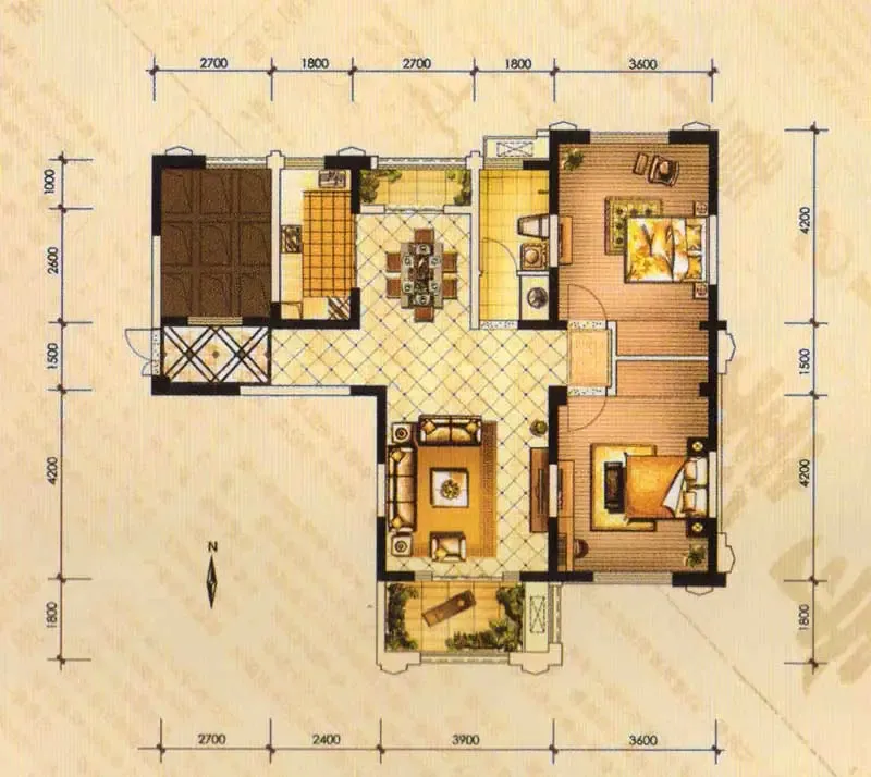 金大地1912户型图