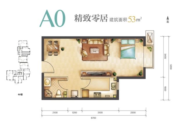 远洋新悦户型图