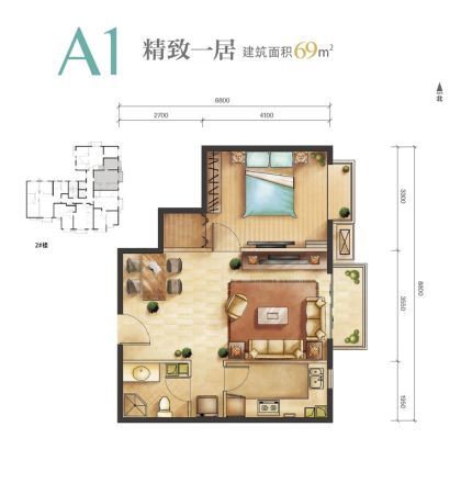 远洋新悦户型图