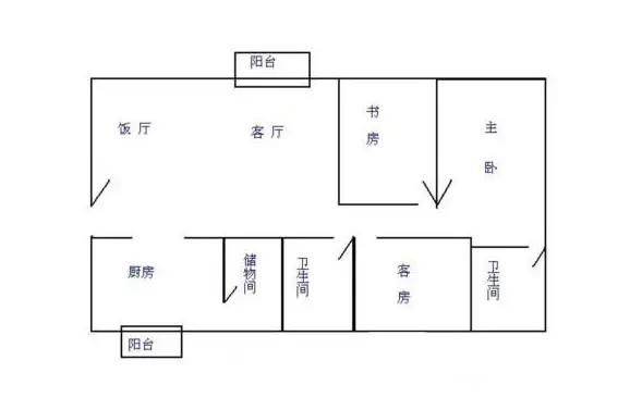 红山路散盘户型图