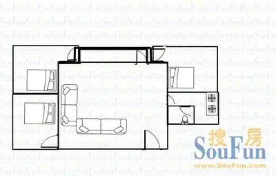 供销社宿舍楼（凤岗）户型图