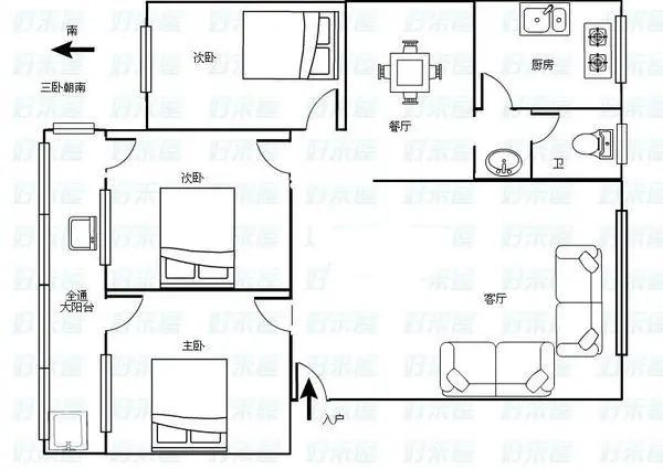 泉塘水利水电单位小区户型图