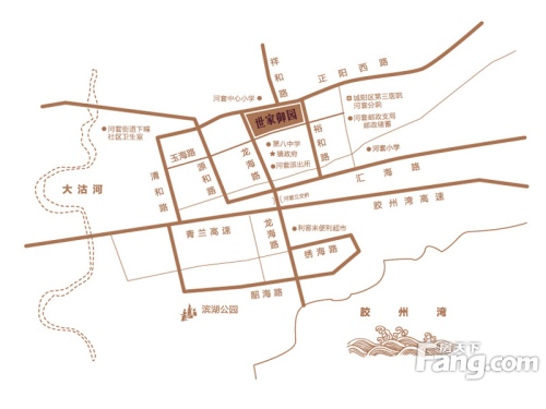 亿路发世家御园交通图地图（20121119）