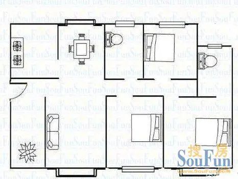 师大附中宿舍户型图