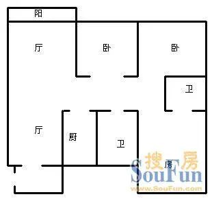 爱民路86号户型图