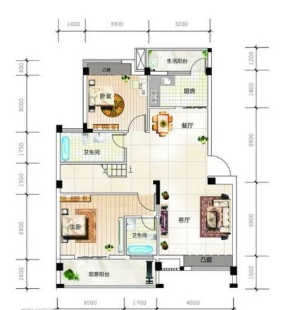 临涧南路26号院户型图