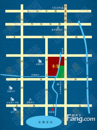 冠鲁·明德花园交通图交通图