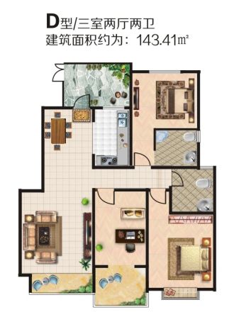 金澜湾户型图