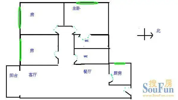 星晨花园户型图