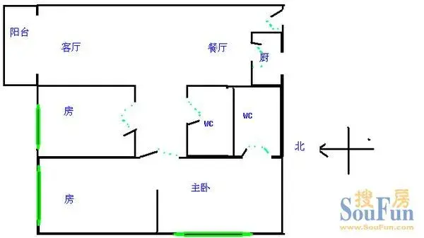 星晨花园户型图
