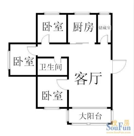 天光小区户型图