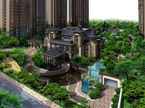 福地洞天二期效果图外景图