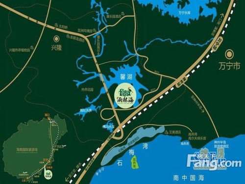 安富·雨林海交通图交通图