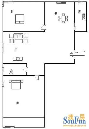 广电家属院户型图