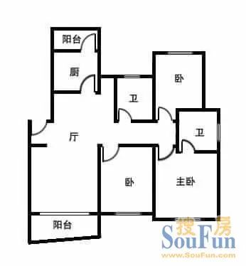 凯旋路8号院户型图