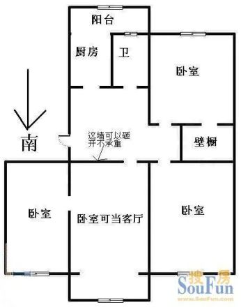 理工学院家属院户型图