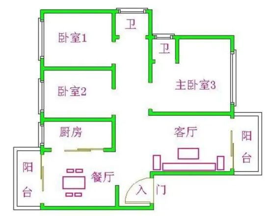临涧路1号院户型图