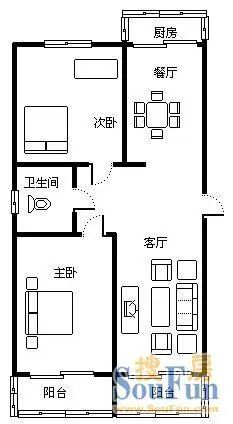 七一路28号院户型图