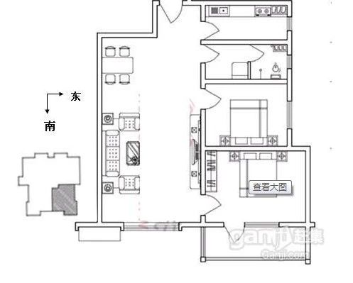 都市印象户型图