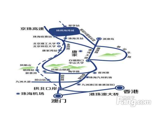 锦绣海湾城交通图交通图