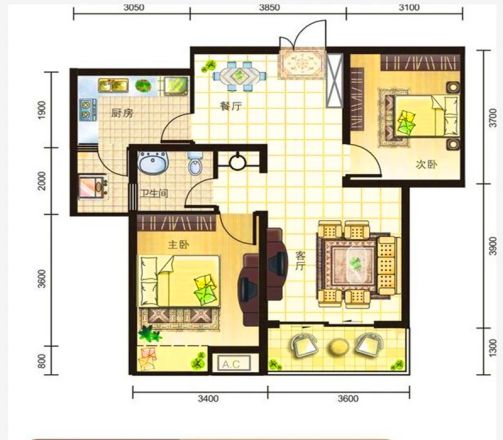 松达·丽水湾户型图