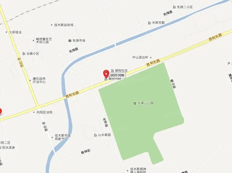 枫桥河畔交通图
