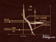 珠江东都国际区位交通图