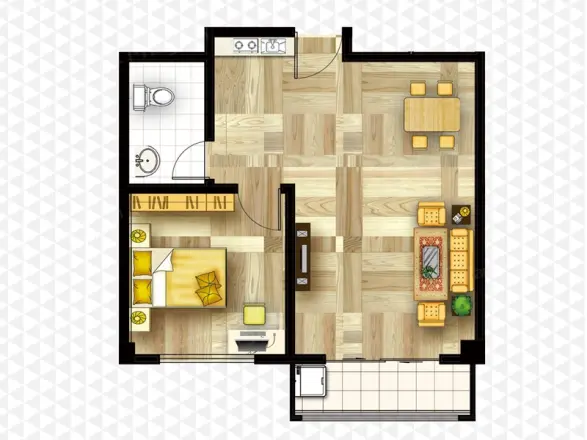 建桥名苑户型图