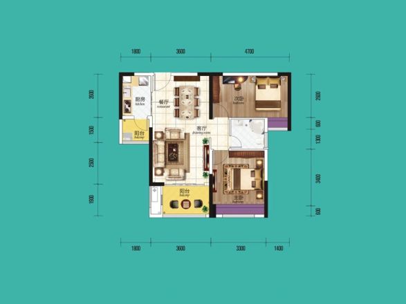 波隆城市花园户型图