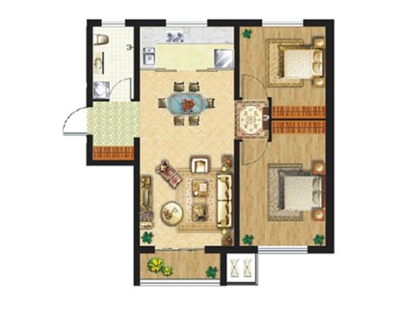 兰汀竹溪户型图