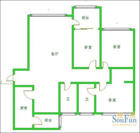拖厂北五街坊户型图