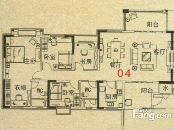 碧桂园翡翠湾户型图