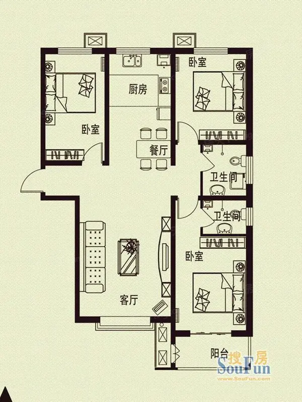 保定丽景华庭户型图图片