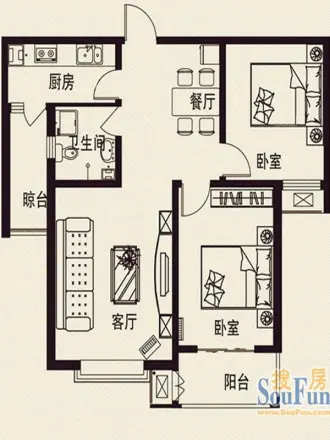 保定丽景华庭户型图图片