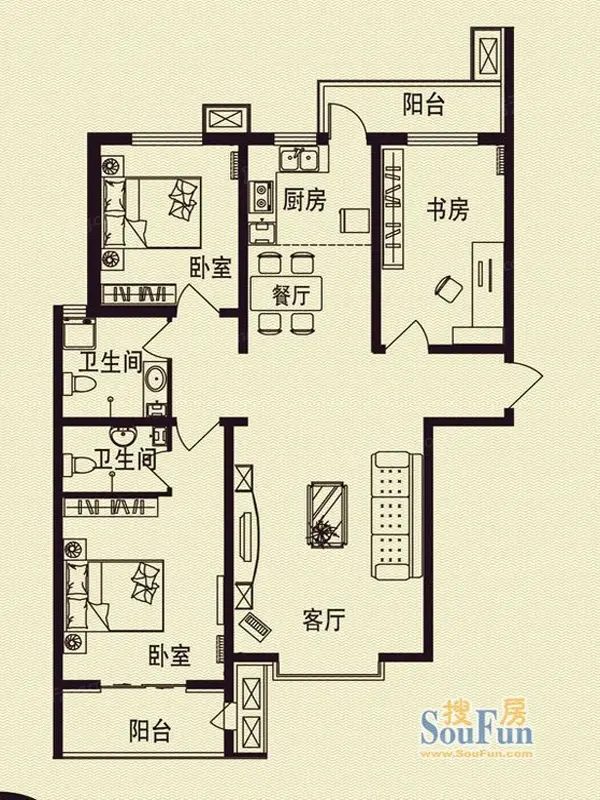 保定丽景华庭户型图图片