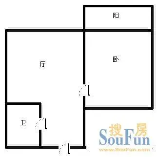 文化西路单位宿舍户型图