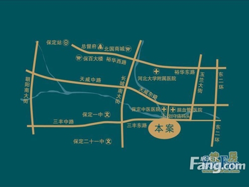 泰和福地水岸交通图区位图